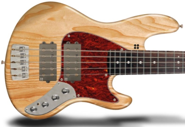 Sandberg California II TM2-5 Pickguard, Tortoise